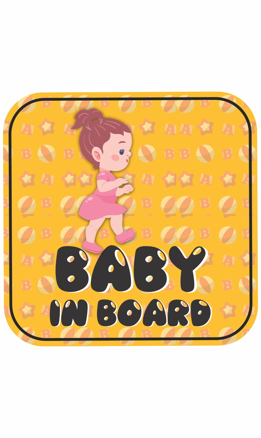 Baby in Board Decal Sticker(2pc)_c26