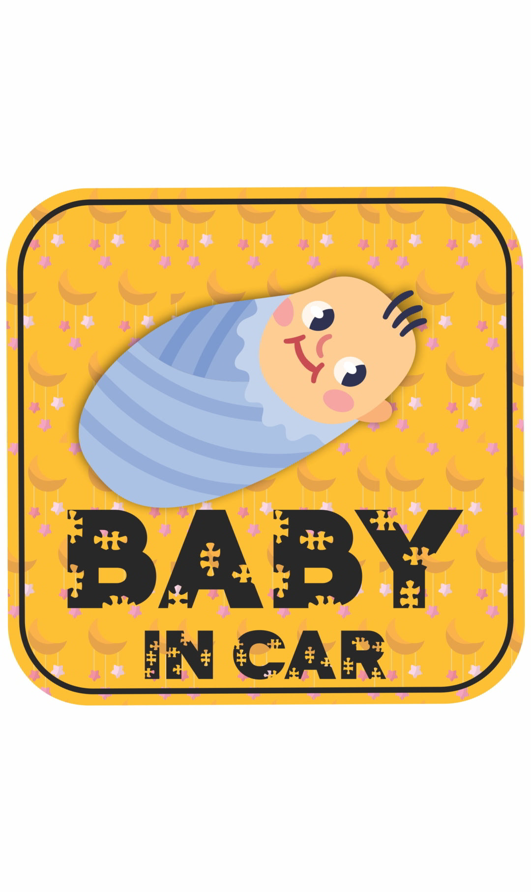 Baby in Car Decal Sticker(2pc)_c28