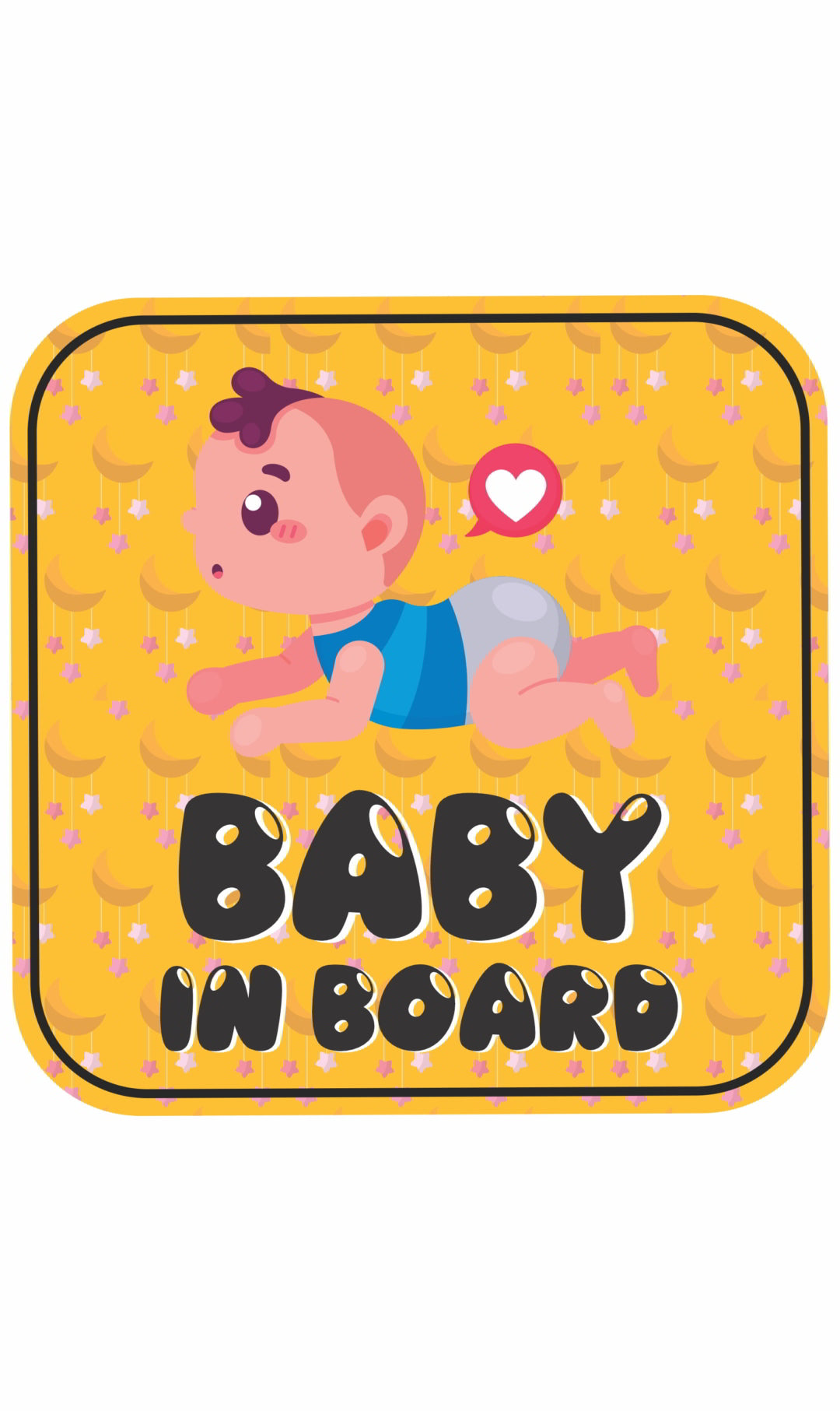 Baby in Board Decal Sticker(2pc)_c29