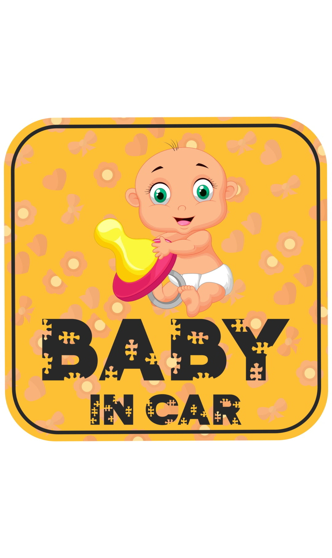 Baby in Car Decal Sticker(2pc)_c30