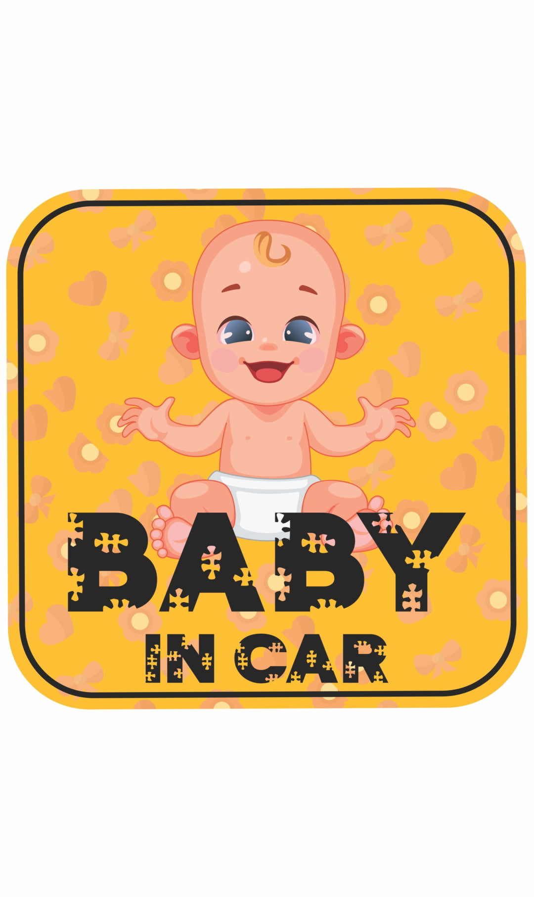 Baby in Car Decal Sticker(2pc)_c32
