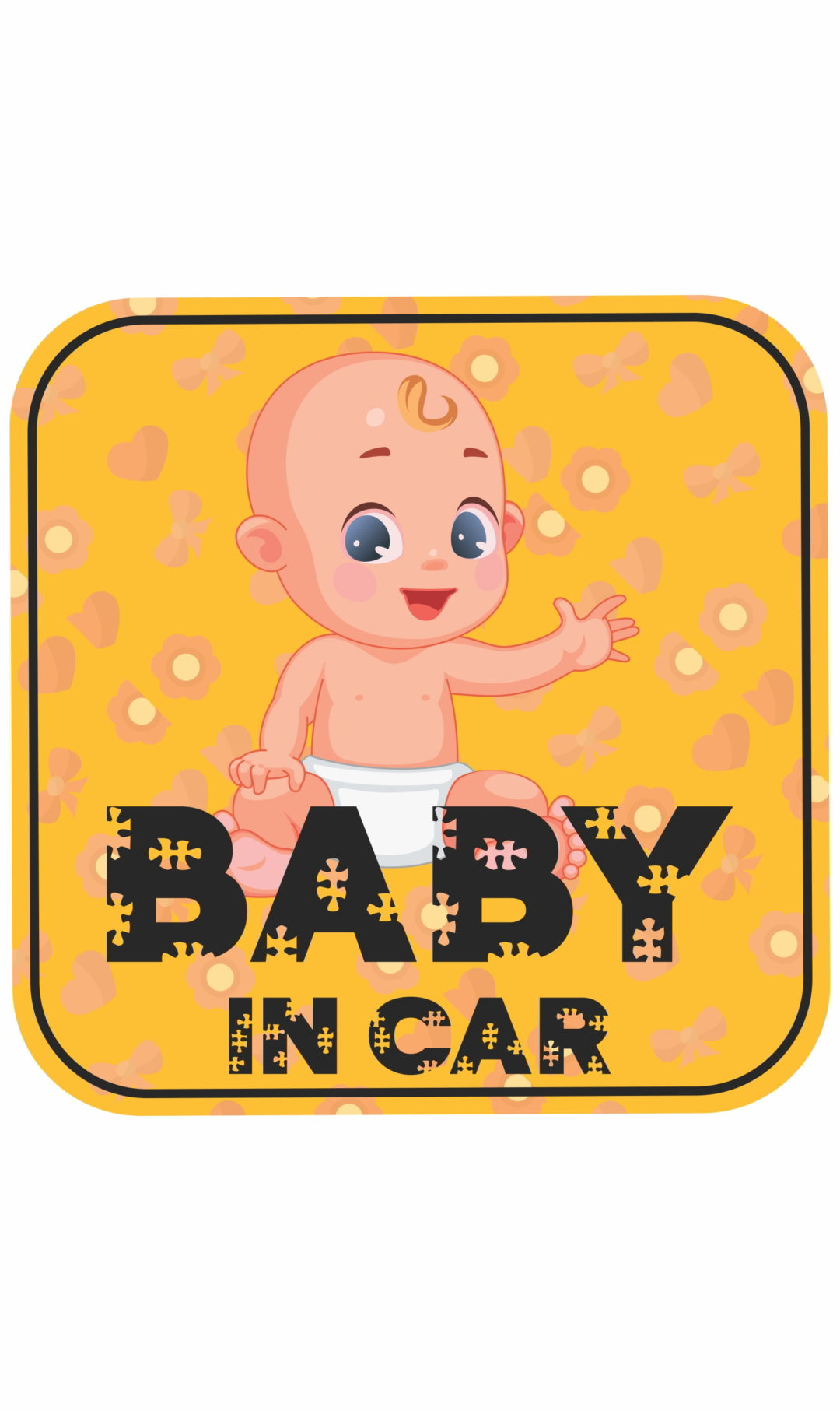 Baby in Car Decal Sticker(2pc)_c32