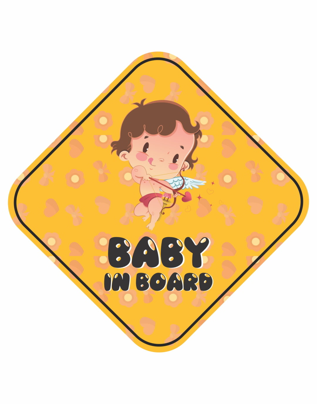 Baby in Board Decal Sticker(2pc)_c33