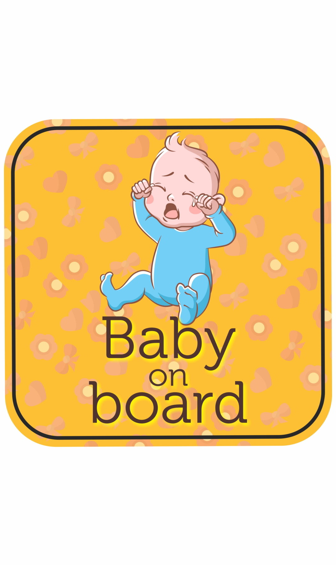 Baby on Board Decal Sticker(2pc)_c31