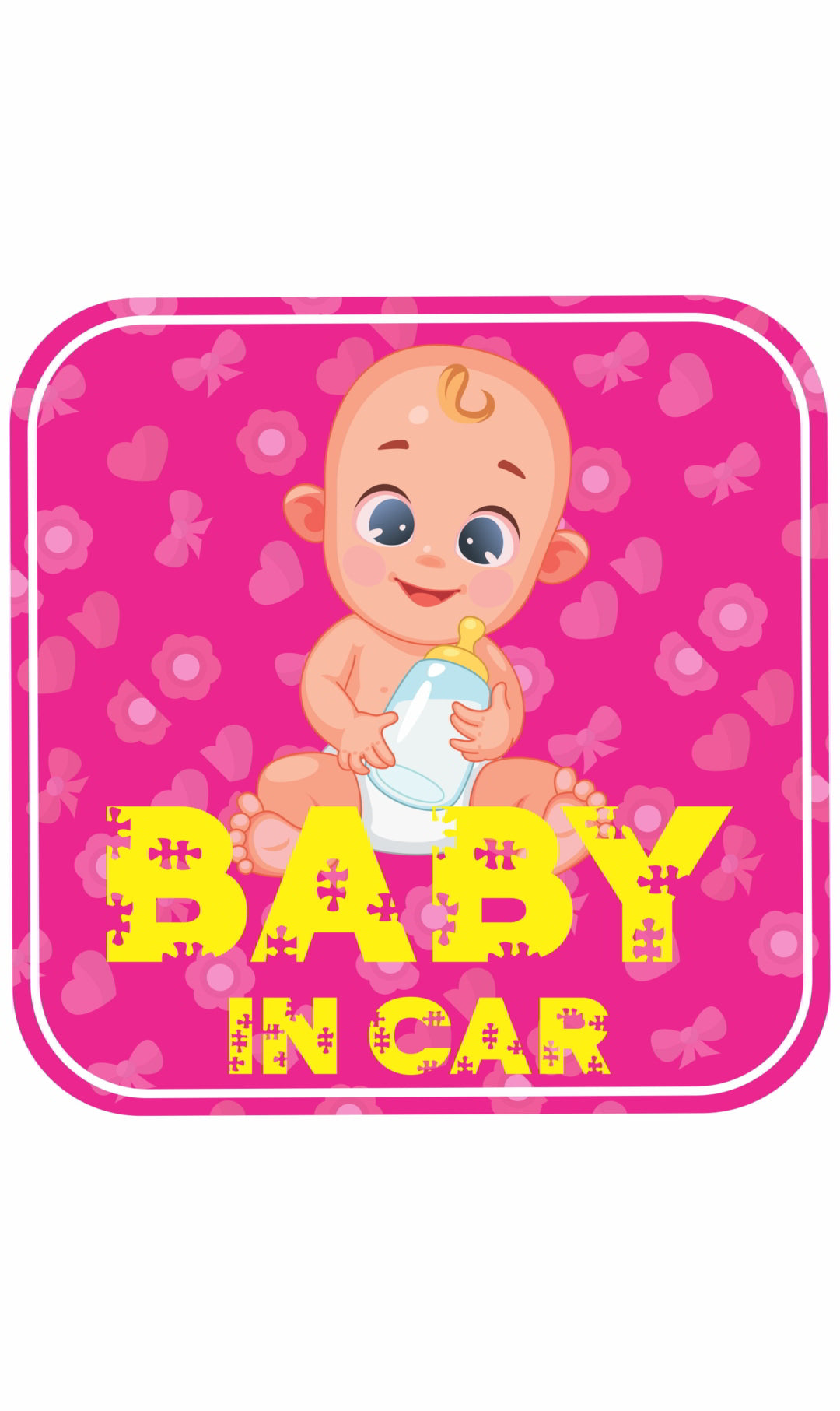 Baby in Car Decal Sticker(2pc)_c34