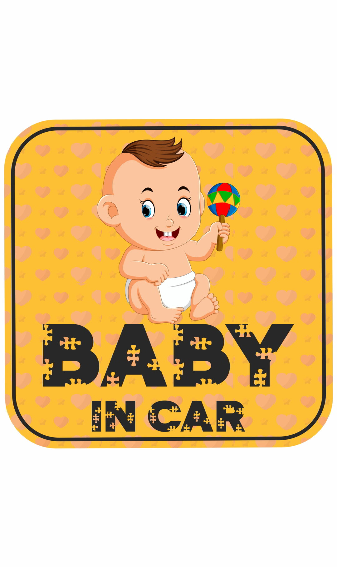 Baby in Car Decal Sticker(2pc)_c35
