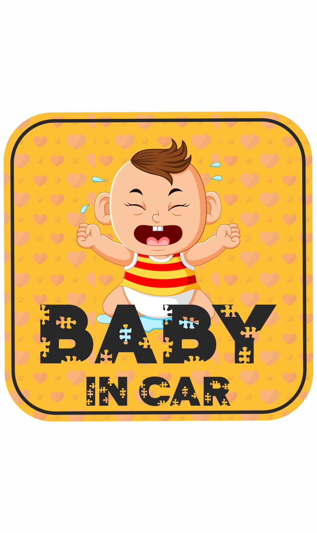 Baby in Car Decal Sticker(2pc)_c35