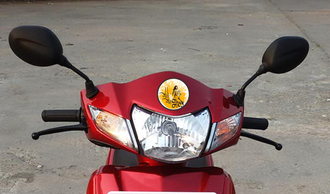 Mahadev Sticker for Bike-Scooty
