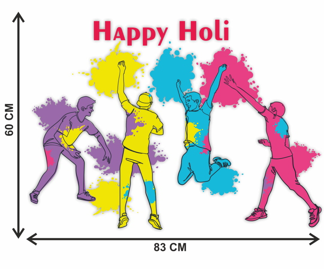 Holi Wall Sticker