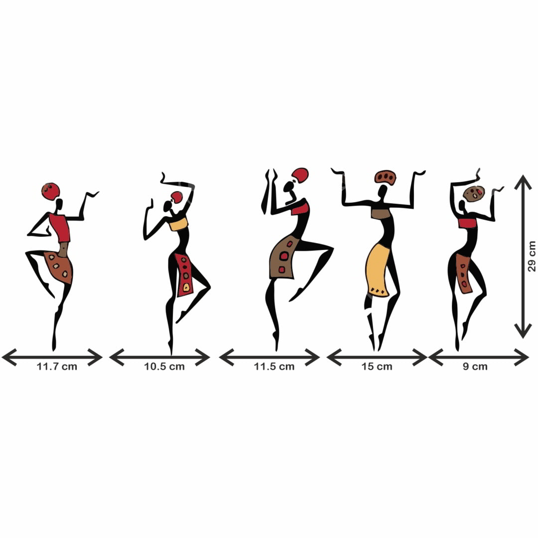 Traditional African Dance Wall Sticker