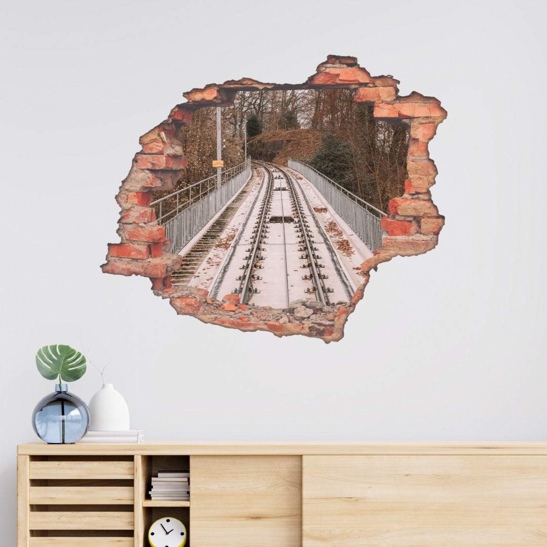 Wall Sticker Hole Brick