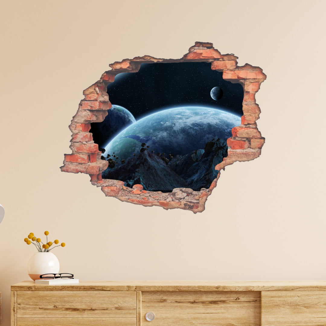 Hole Brick Wall Sticker_c6